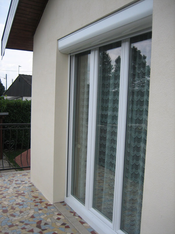 ensemble volet roulant et porte fenetre aluminium la verpilliere 38