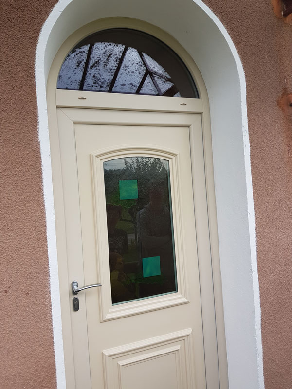 porte entree pvc imposte cintree novalaise 73